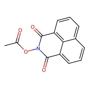 (1,3-Dioxobenzo[de]isoquinolin-2-yl) acetate structure