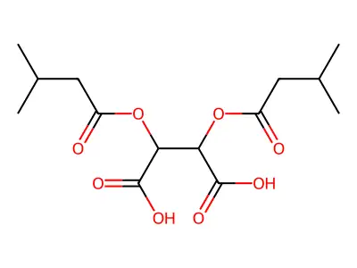 (-)-Dipivaloyl-L-tartaric Acid structure