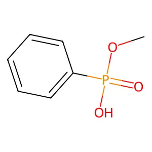 Methyl hydrogen P-phenylphosphonate structure