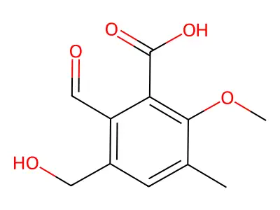 Dihydrogladiolic acid structure