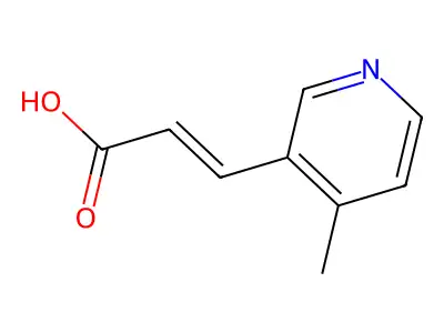 3-(4-methylpyridin-3-yl)prop-2-enoic Acid structure