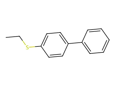 4-(Ethylthio)biphenyl structure