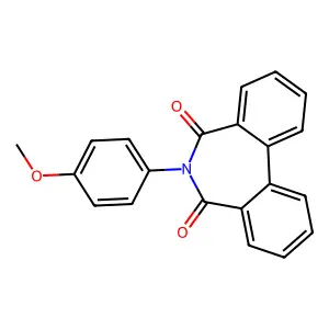 6-(4-Methoxyphenyl)-5H-dibenzo[c,E]azepine-5,7(6H)-dione structure