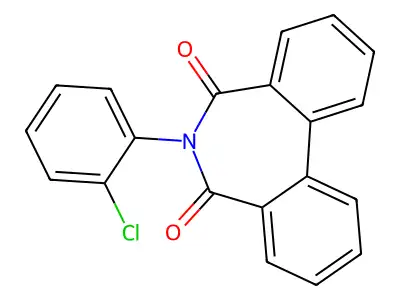 6-(2-Chlorophenyl)benzo[d][2]benzazepine-5,7-dione structure