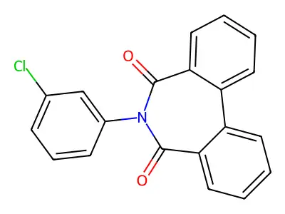 6-(3-Chlorophenyl)benzo[d][2]benzazepine-5,7-dione structure