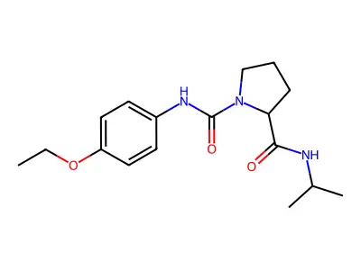 N1-(4-Ethoxyphenyl)-N2-(1-methylethyl)-1,2-pyrrolidinedicarboxamide structure
