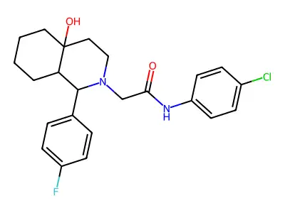 C23H26ClFN2O2 structure