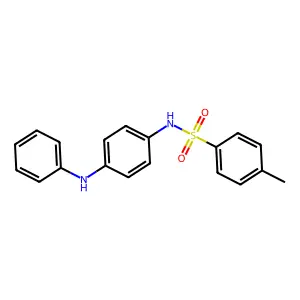 Benzenesulfonamide, 4-methyl-N-[4-(phenylamino)phenyl]- structure