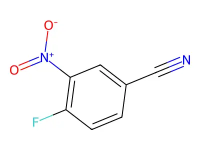 4-Fluoro-3-nitrobenzonitrile structure