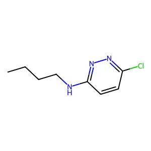 Pyridazine, 3-butylamino-6-chloro- structure