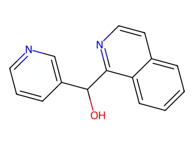 (Isoquinolin-1-yl)(pyridin-3-yl)methanol structure