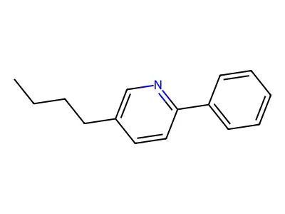 5-Butyl-2-phenylpyridine structure
