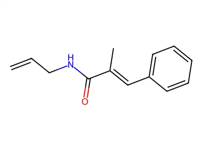2-甲基-3-苯基-N-烯丙基丙烯酰胺 structure