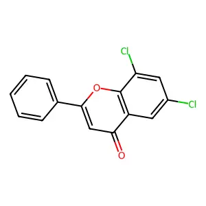 6,8-Dichloroflavone structure