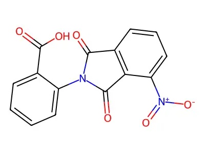 2-(4-Nitro-1,3-dioxo-1,3-dihydro-2H-isoindol-2-YL)benzoic acid structure