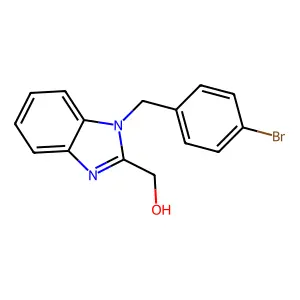 [1-(4-Bromobenzyl)-1H-benzimidazol-2-yl]methanol structure