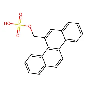 5-Chrysenemethanol, hydrogen sulfate structure