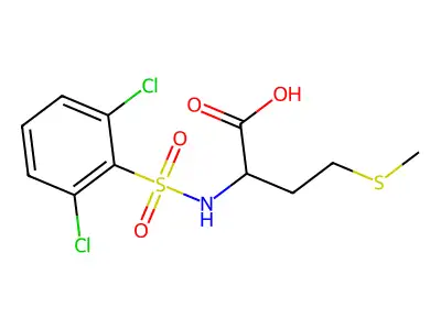 C11H13Cl2NO4S2 structure