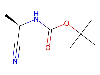 叔丁基N-(1-氰乙基)氨基甲酸酯 structure