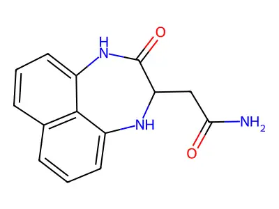 2-(3-Oxo-1,2,3,4-tetrahydronaphtho[1,8-ef][1,4]diazepin-2-yl)acetamide structure