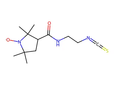 3-(2-Isothiocyanatoethylcarbamoyl)-PROXYL structure