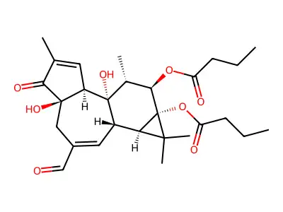 20-Oxo-20-deoxyphorbol 12,13-dibutyrate structure