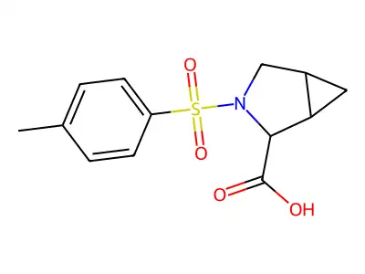 3-[(4-Methylphenyl)sulfonyl]-3-azabicyclo[3.1.0]hexane-2-carboxylic acid structure