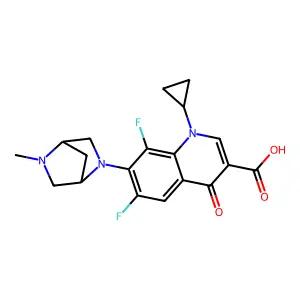 Quinolone der. structure