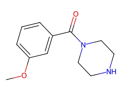 (3-Methoxyphenyl)(piperazin-1-yl)methanone structure