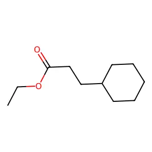 Ethyl cyclohexane propionate structure