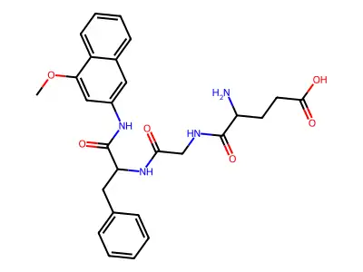 n-glutaryl-gly-phe 4-methoxy-beta-naphthylamide structure