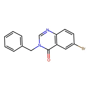 3-benzyl-6-bromoquinazolin-4(3H)-one structure