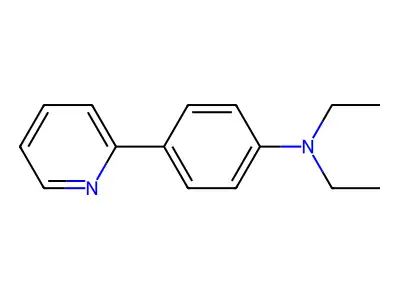 N,N-Diethyl-4-(2-pyridyl)aniline structure