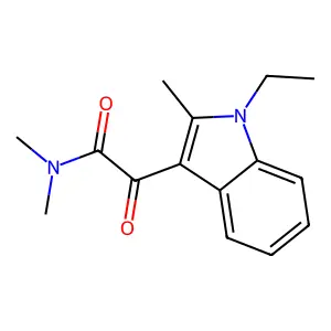 1-乙基-N,N,2-三甲基吲哚-3-乙醛酰胺 structure
