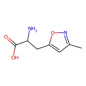 3-(3-Methyl-5-isoxazolyl)alanine structure