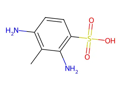2,4-Diamino-3-methylbenzenesulfonic acid structure
