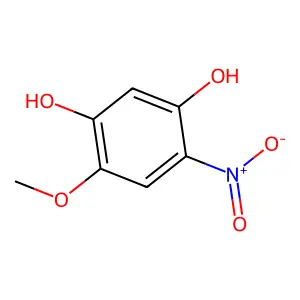 5-Hydroxy-4-nitroguaiacol structure