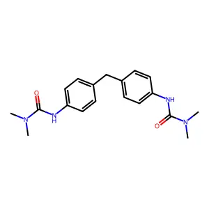 Urea, N,N''-(methylenedi-4,1-phenylene)bis[N',N'-dimethyl- structure