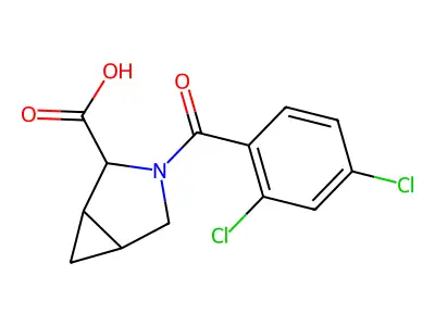 3-(2,4-Dichlorobenzoyl)-3-azabicyclo[3.1.0]hexane-2-carboxylic acid structure