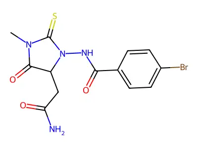 C13H13BrN4O3S structure
