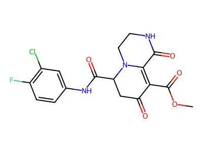 C17H15ClFN3O5 structure