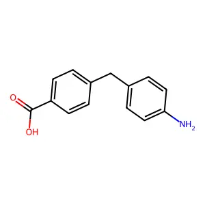4-[(4-Aminophenyl)methyl]benzoic acid structure