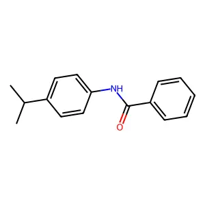Benzamide, N-[4-(1-methylethyl)phenyl]- structure
