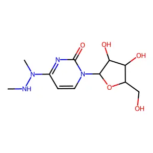N-Methyl-N-(methylamino)cytidine structure