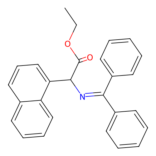 1-Naphthaleneacetic acid, alpha-[(diphenylmethylene)amino]-, ethyl ester structure