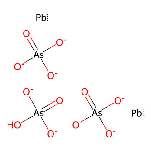 Lead(IV) arsenate (2:3) structure