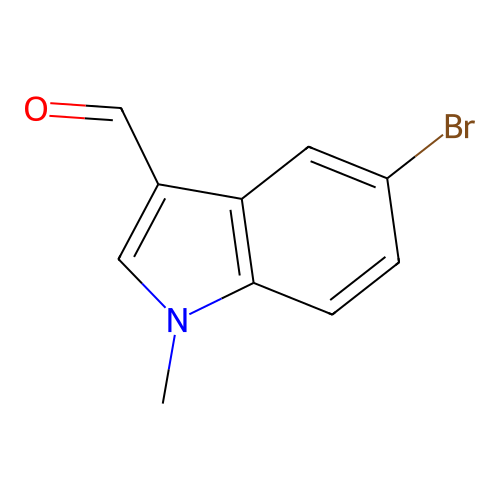 5-bromo-1-methyl-1H-indole-3-carbaldehyde structure