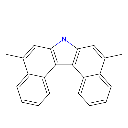 5,7,9-Trimethyl-7H-dibenzo(c,g)carbazole structure