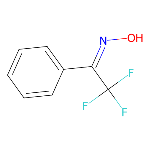 N-(2,2,2-trifluoro-1-phenylethylidene)hydroxylamine structure