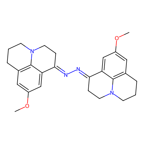 1H,5H-Benzo(ij)quinolizin-1-one, azinobis(2,3,6,7-tetrahydro-9-methoxy- structure